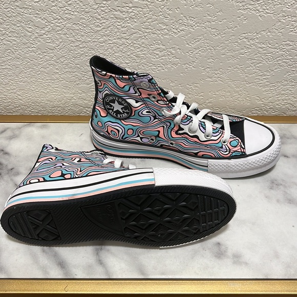 Chuck Taylor All Star Lift Platform Color Swirl - Picture 2 of 6